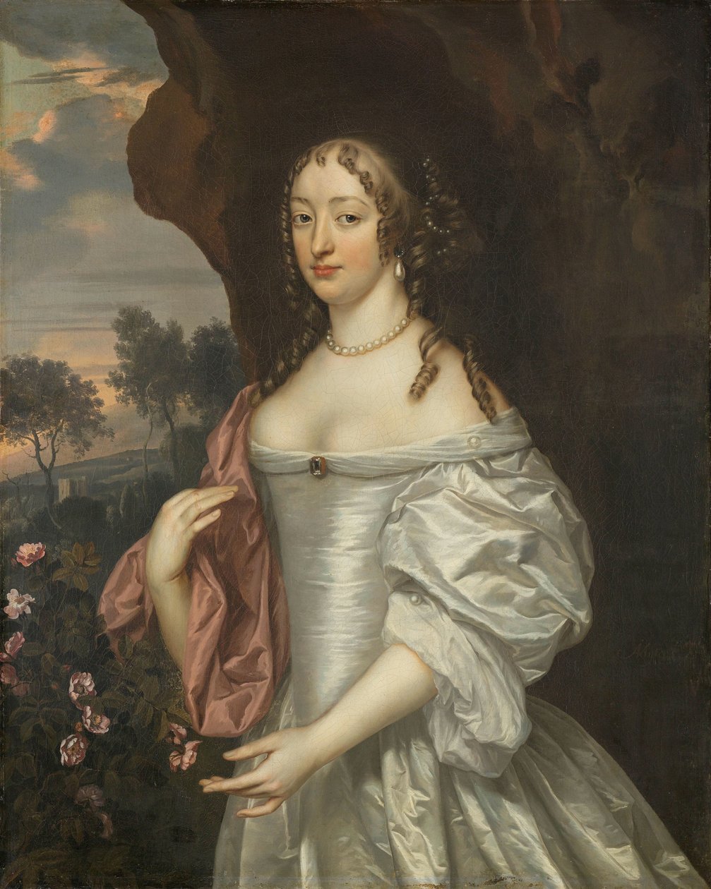 Retrato de Jacoba van Orliens, esposa de Jacob de Witte de Haamstede de Jan Mijtens