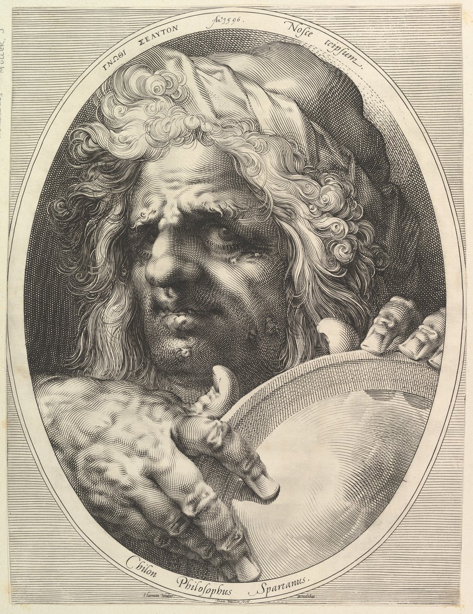 Quilón, Legislador y Filósofo de Esparta, ca. 1615 de Jan Muller