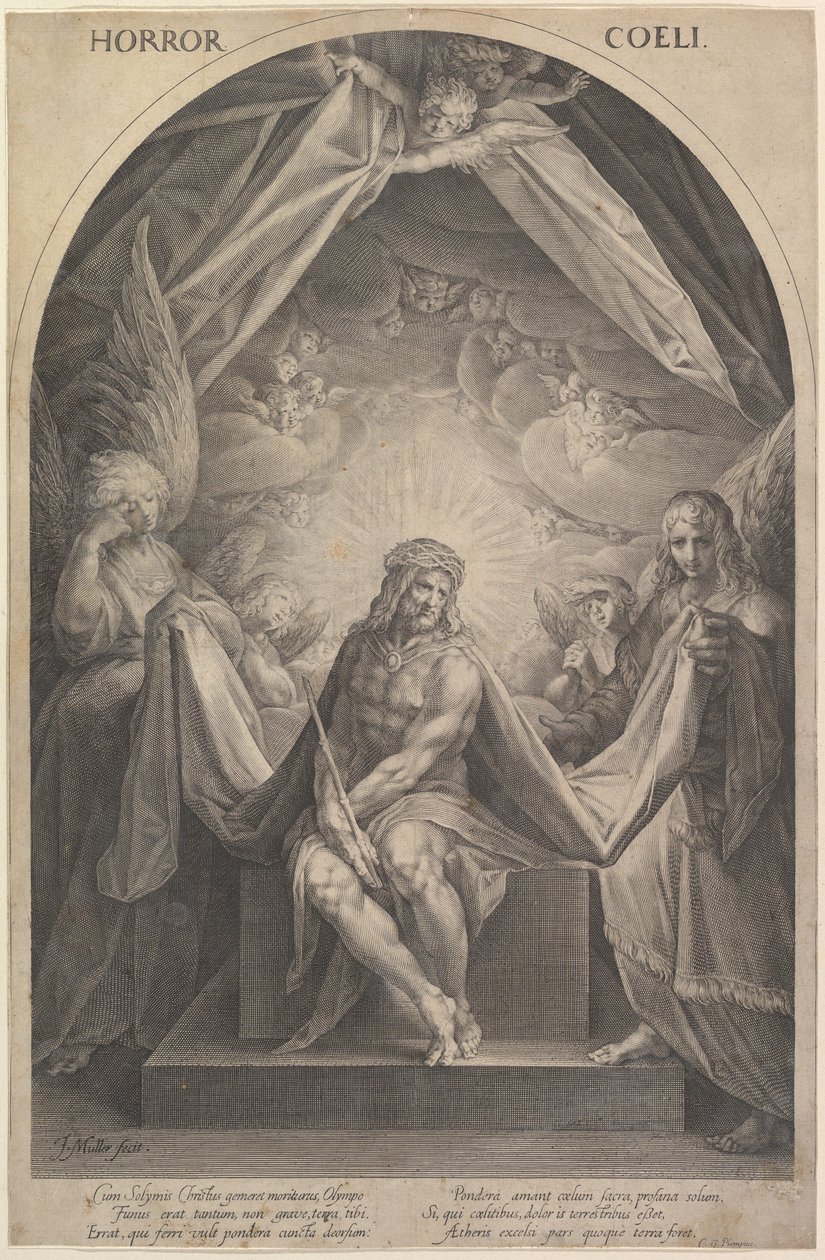 Cristo como un hombre de dolores, ca. 1610 de Jan Muller