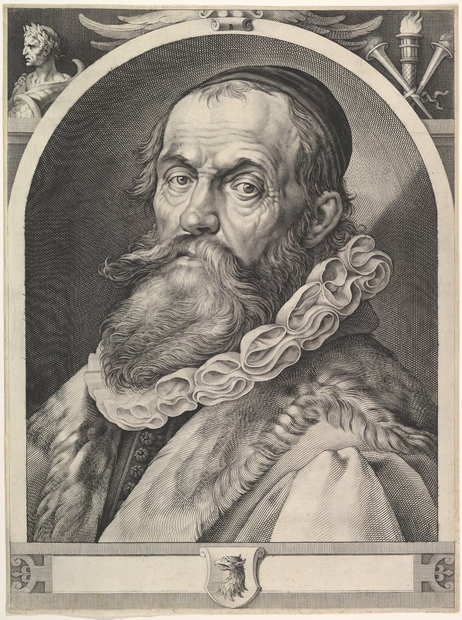 Retrato de Hendrick Goltzius de Jan Muller