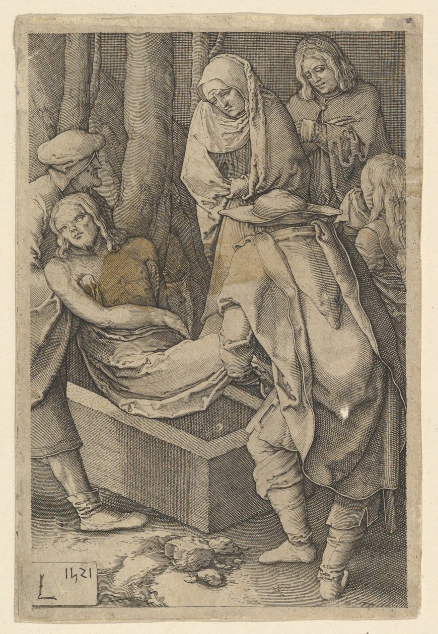 El Entierro copia, 1521 de Jan Muller