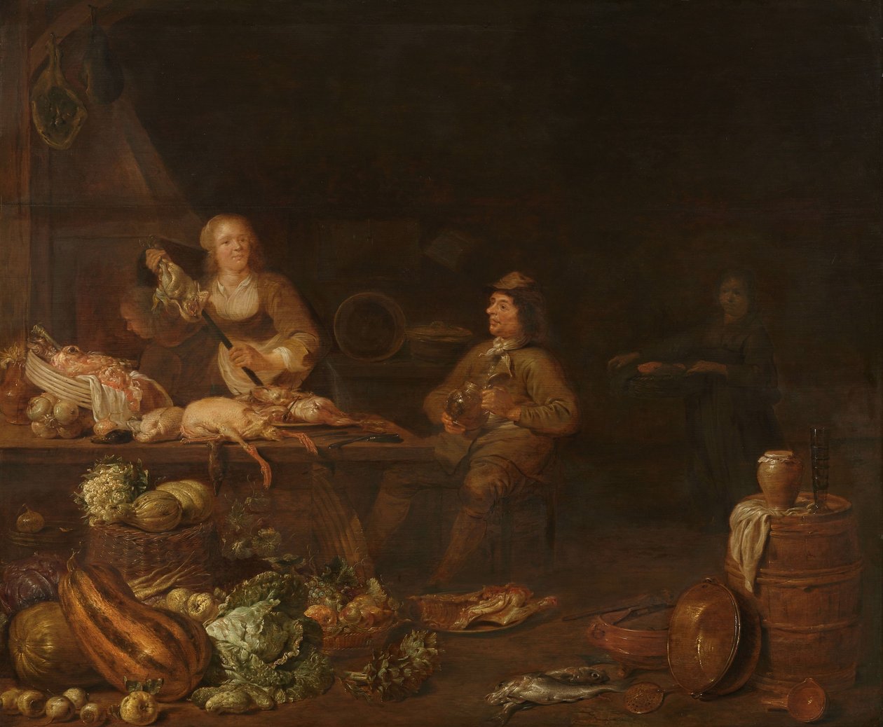 Interior de la cocina de Jan Olis