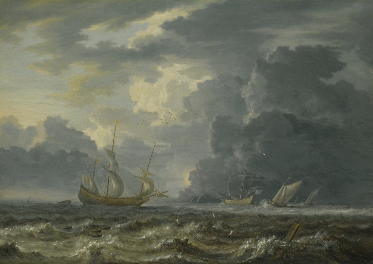 Navegar en mares agitados de Jan Peeters the Elder