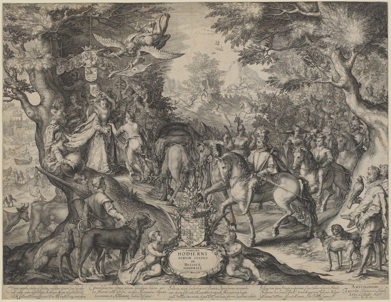 Alegoría del próspero estado de las Provincias Unidas de Jan Pietersz Saenredam