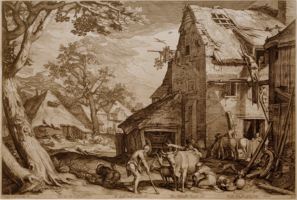 El hijo pródigo como pastor de cerdos de Jan Pietersz Saenredam