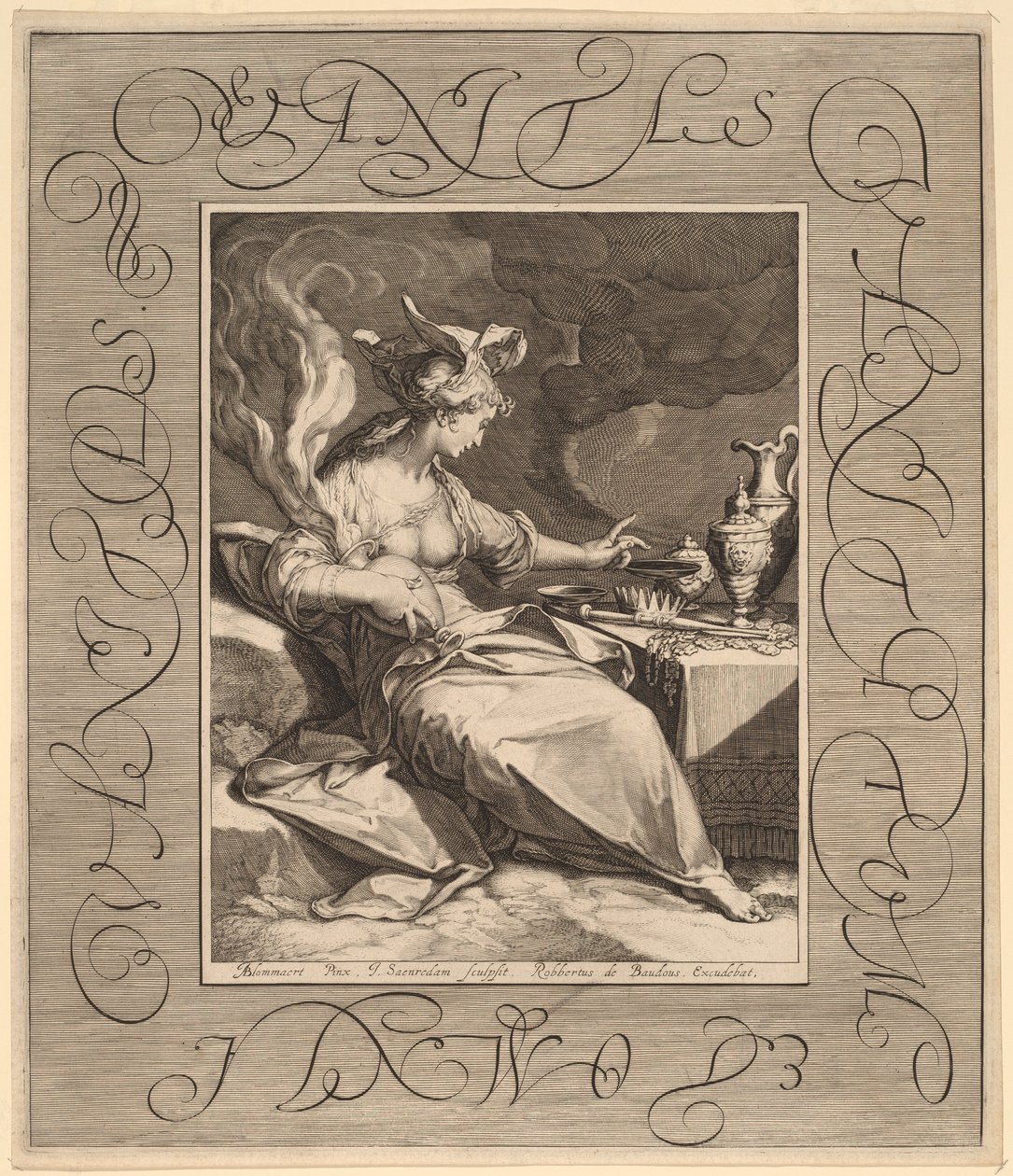 Vanitas, Vanitatum et Omnia Vanitas de Jan Pietersz Saenredam, after Abraham Bloemaert