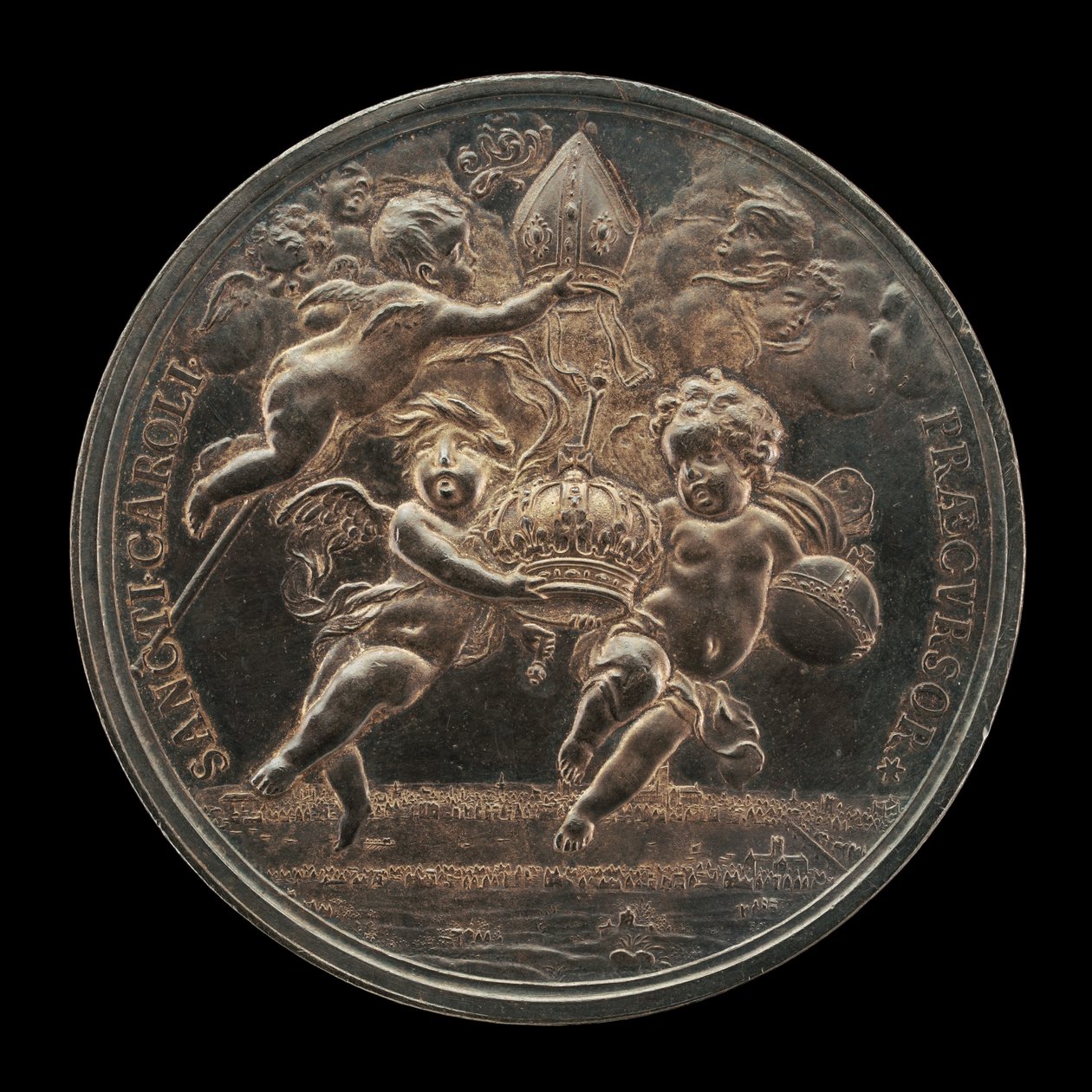 Escena Alegórica [reverso], c. 1661 de Jan Roettiers