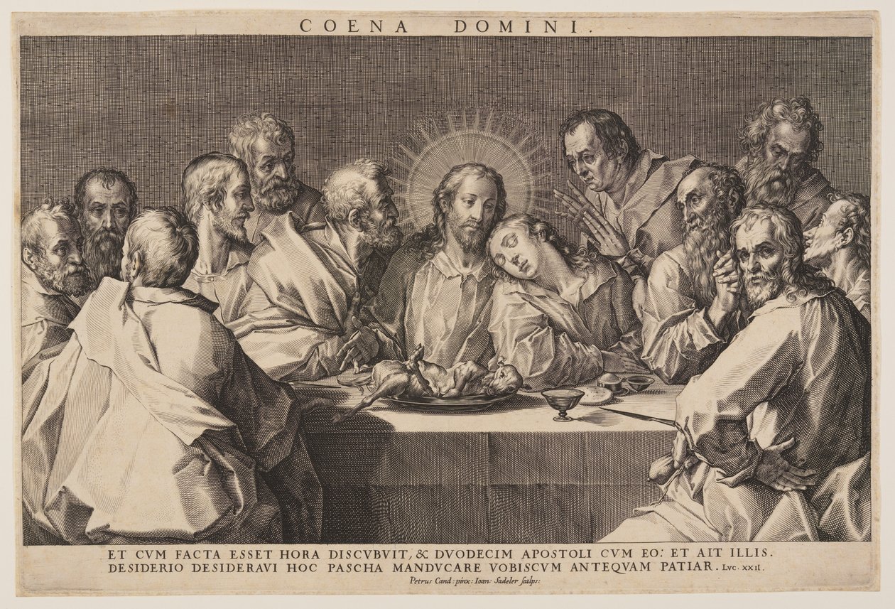 La Última Cena de Jan Sadeler I