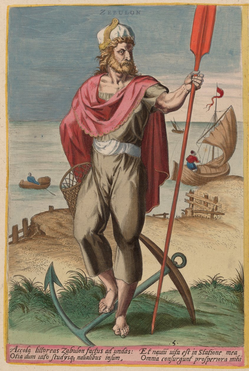 Zebulón de Jan Sadeler I after Crispen van den Broecke