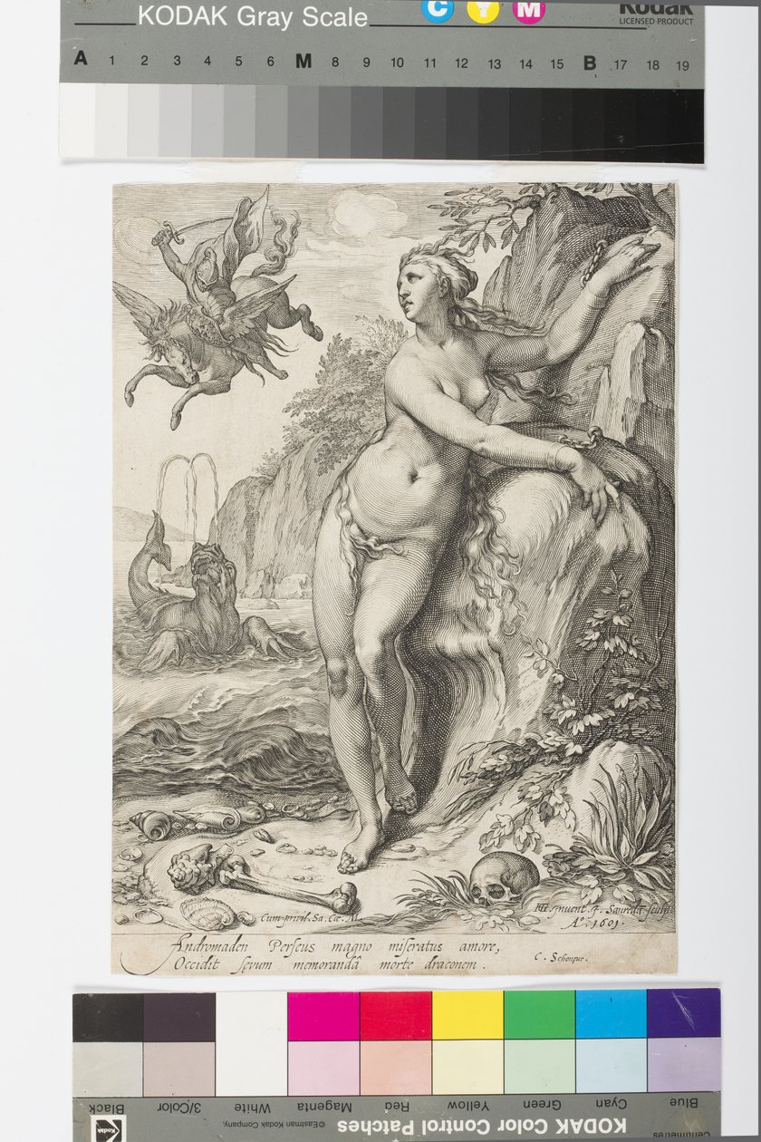 Andrómeda, c.1609 de Jan Saenredam