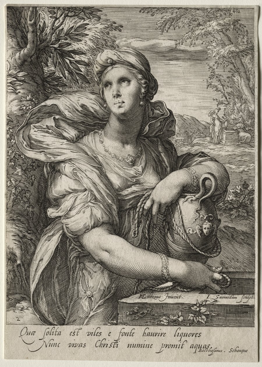 Heroines of the New Testament:  The Woman of Samaria de Jan Saenredam
