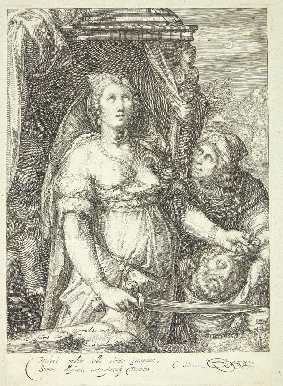 Judith con la Cabeza de Holofernes de Jan Saenredam
