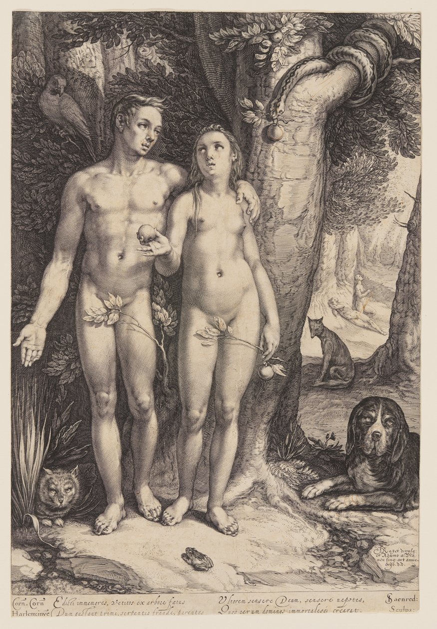 La tentación del hombre de Jan Saenredam