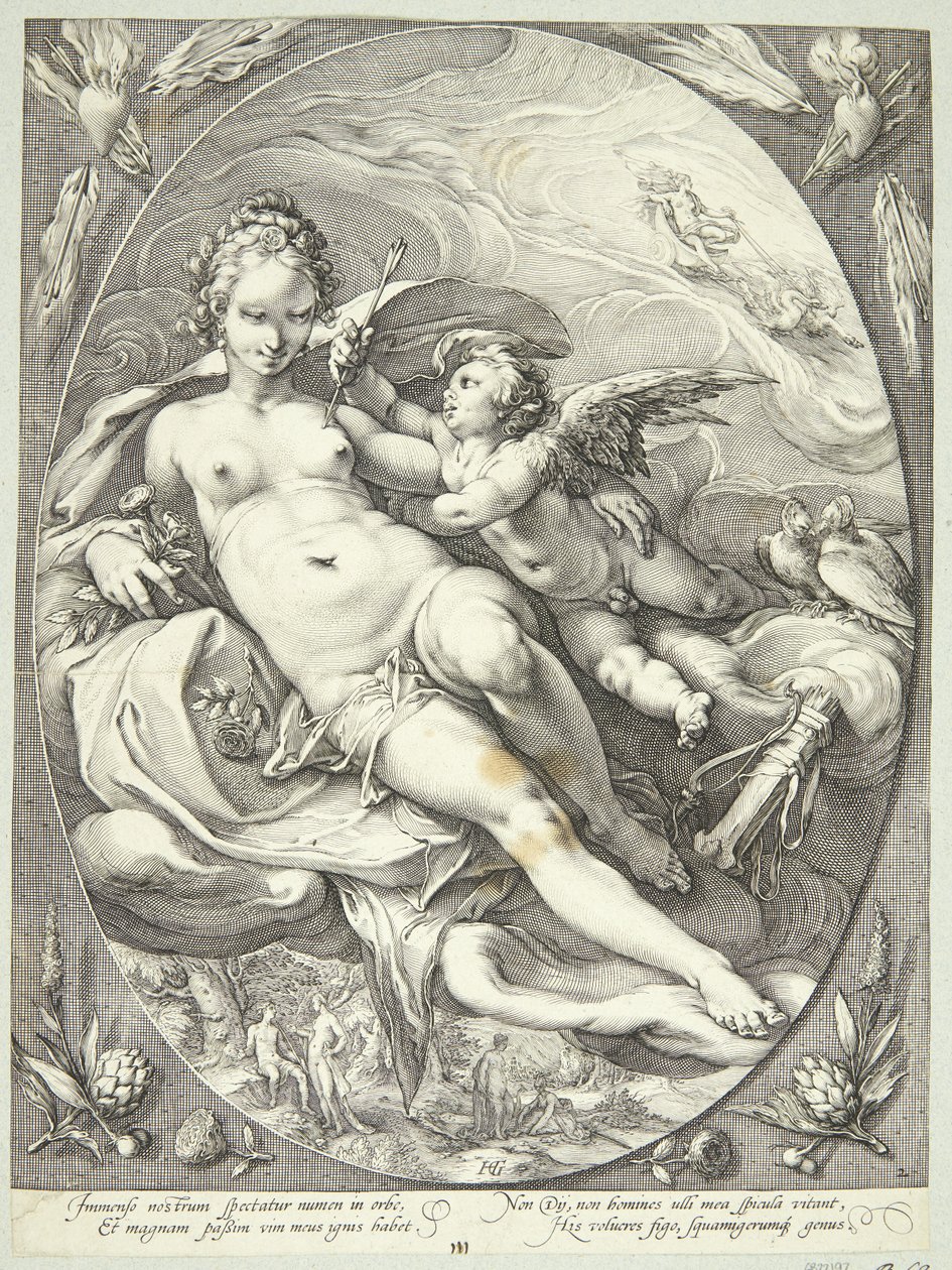 Venus y Cupido de Jan Saenredam