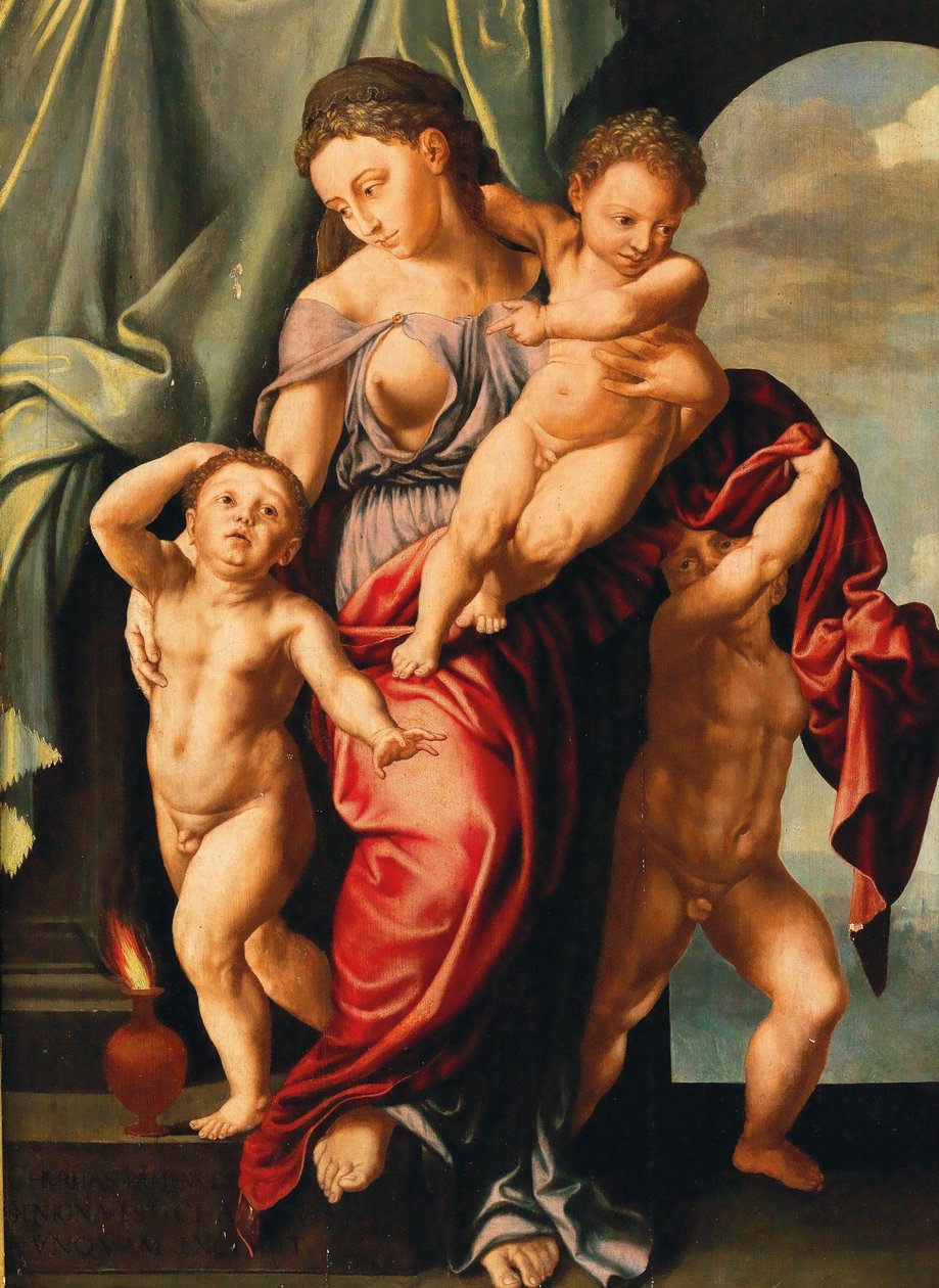 Latín: Caritas Romana de Jan Sanders van Hemessen