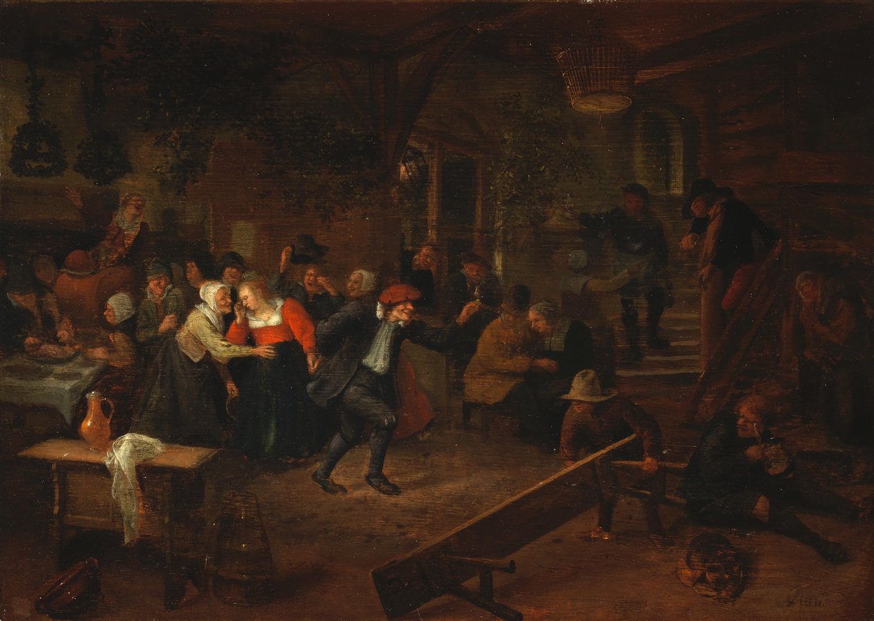 Un banquete de boda de Jan Steen