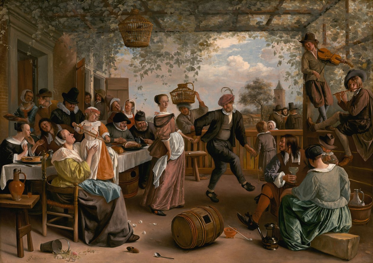 La pareja bailando de Jan Steen