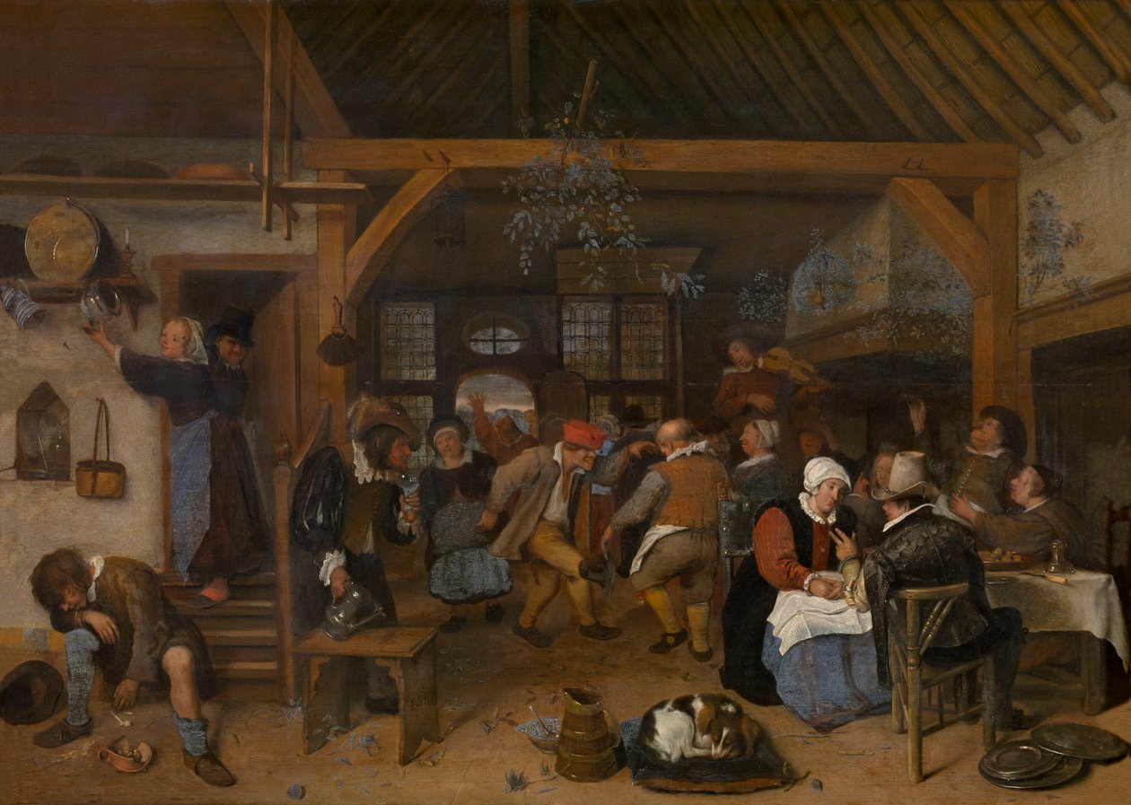 El banquete de bodas de Jan Steen