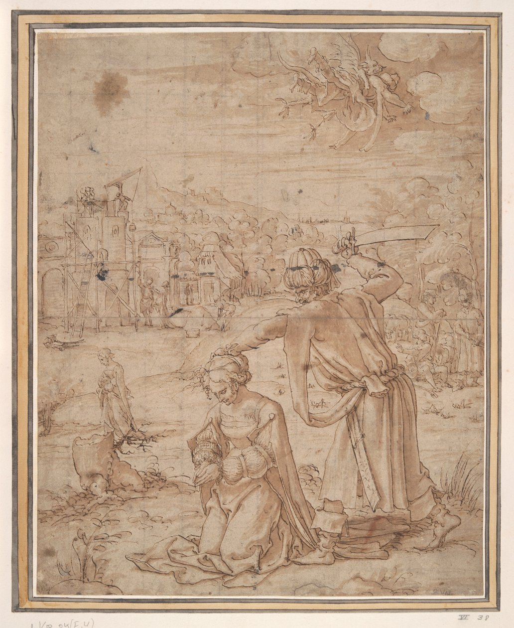 Decapitación de Santa Bárbara de Jan Swart Van Groningen