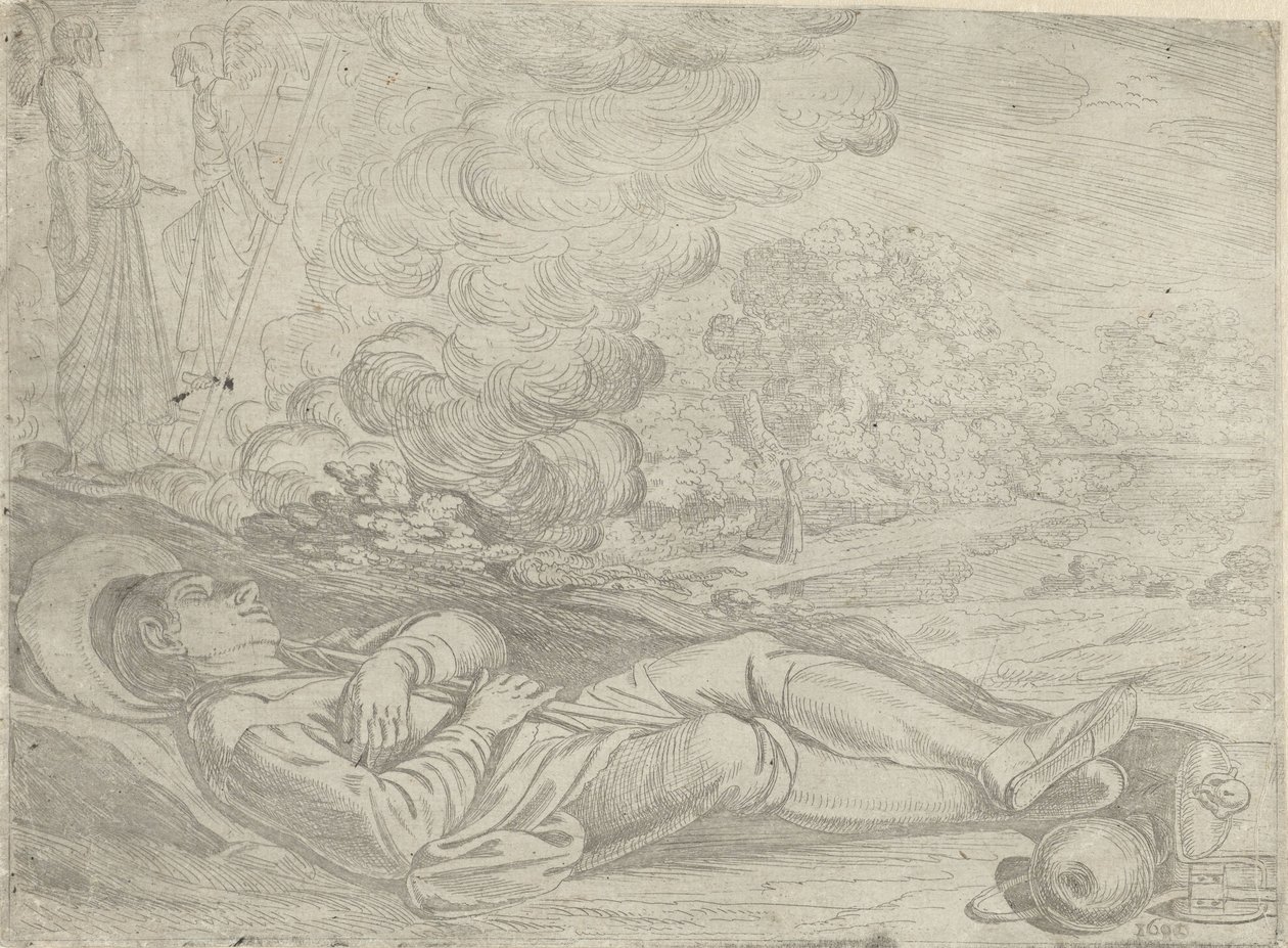 el sueño de jacob de Jan Symonsz Pynas
