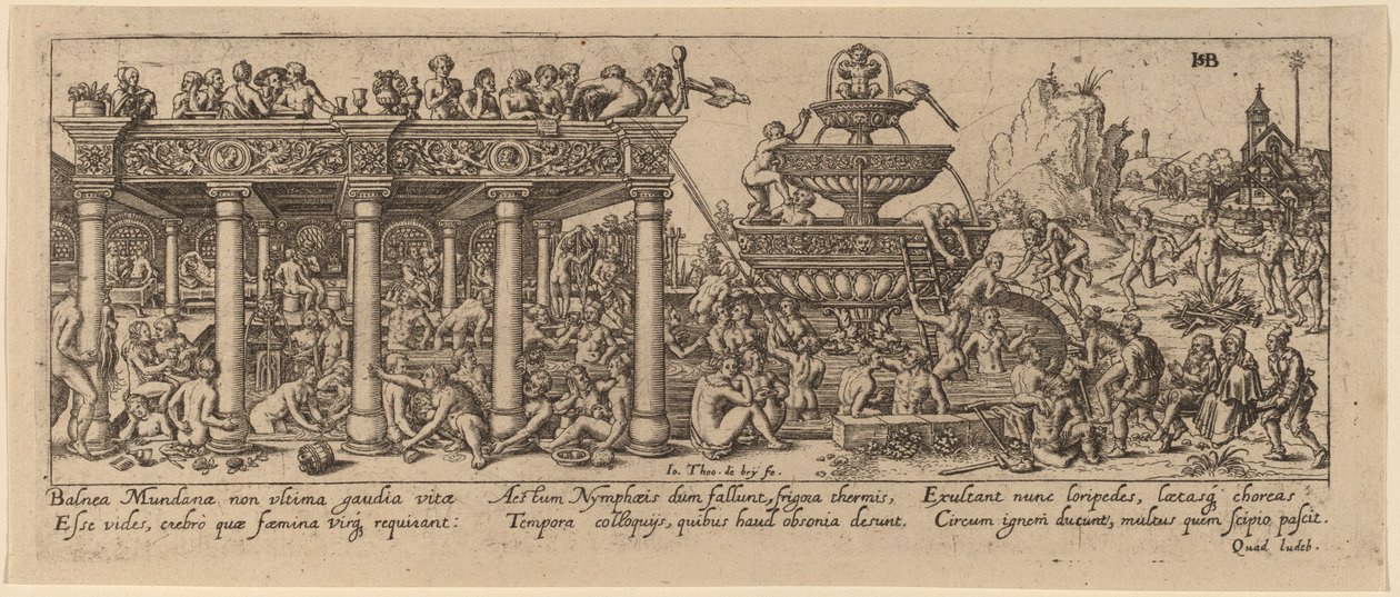 Fuente de la Juventud de Jan Theodor de Bry after Barthel Beham