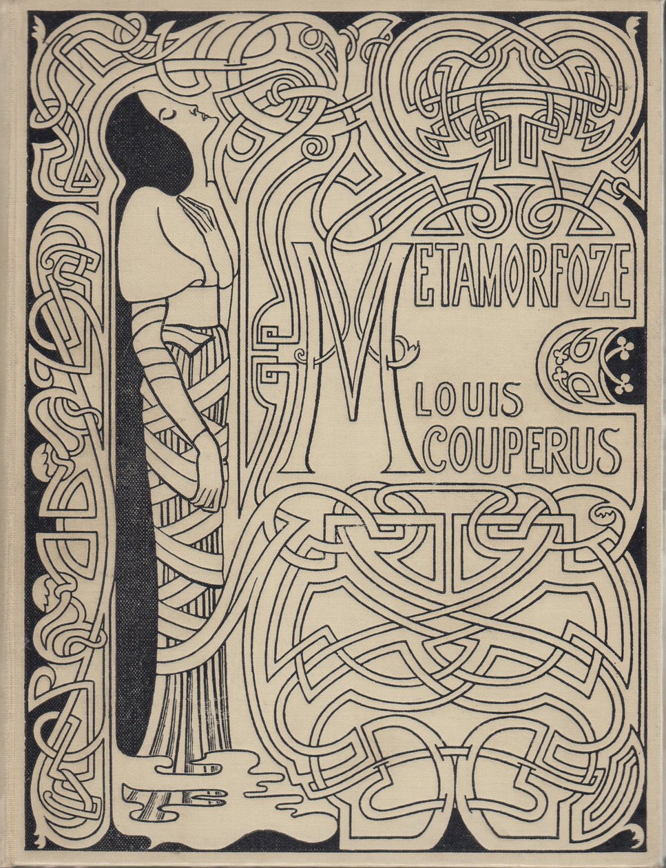 Diseño de portada Metamorfoze por Louis Couperus, 1897 de Jan Toorop