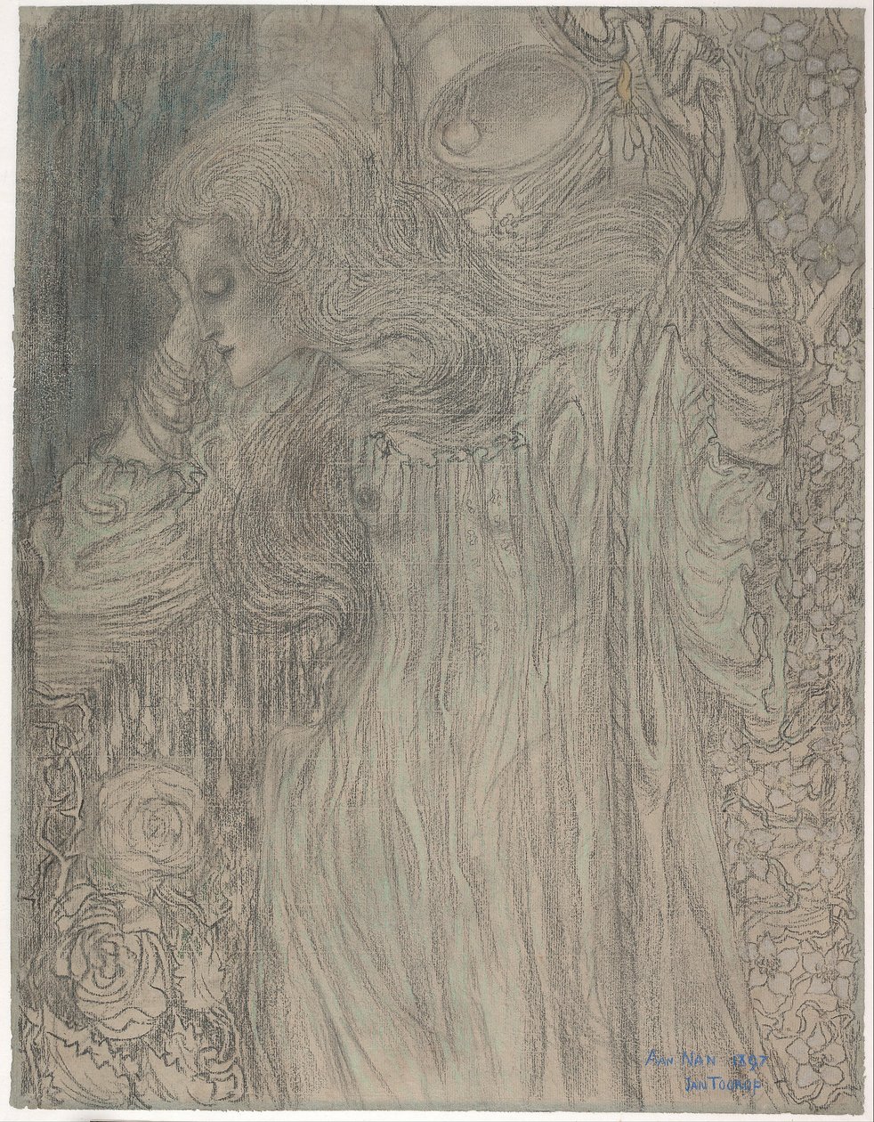 El soñador, 1897 de Jan Toorop
