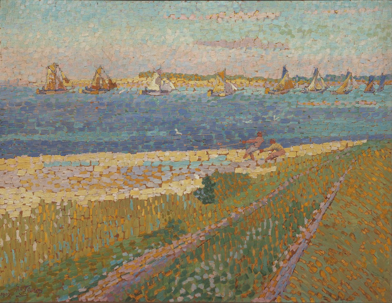 El Escalda cerca de Veere, 1907 de Jan Toorop