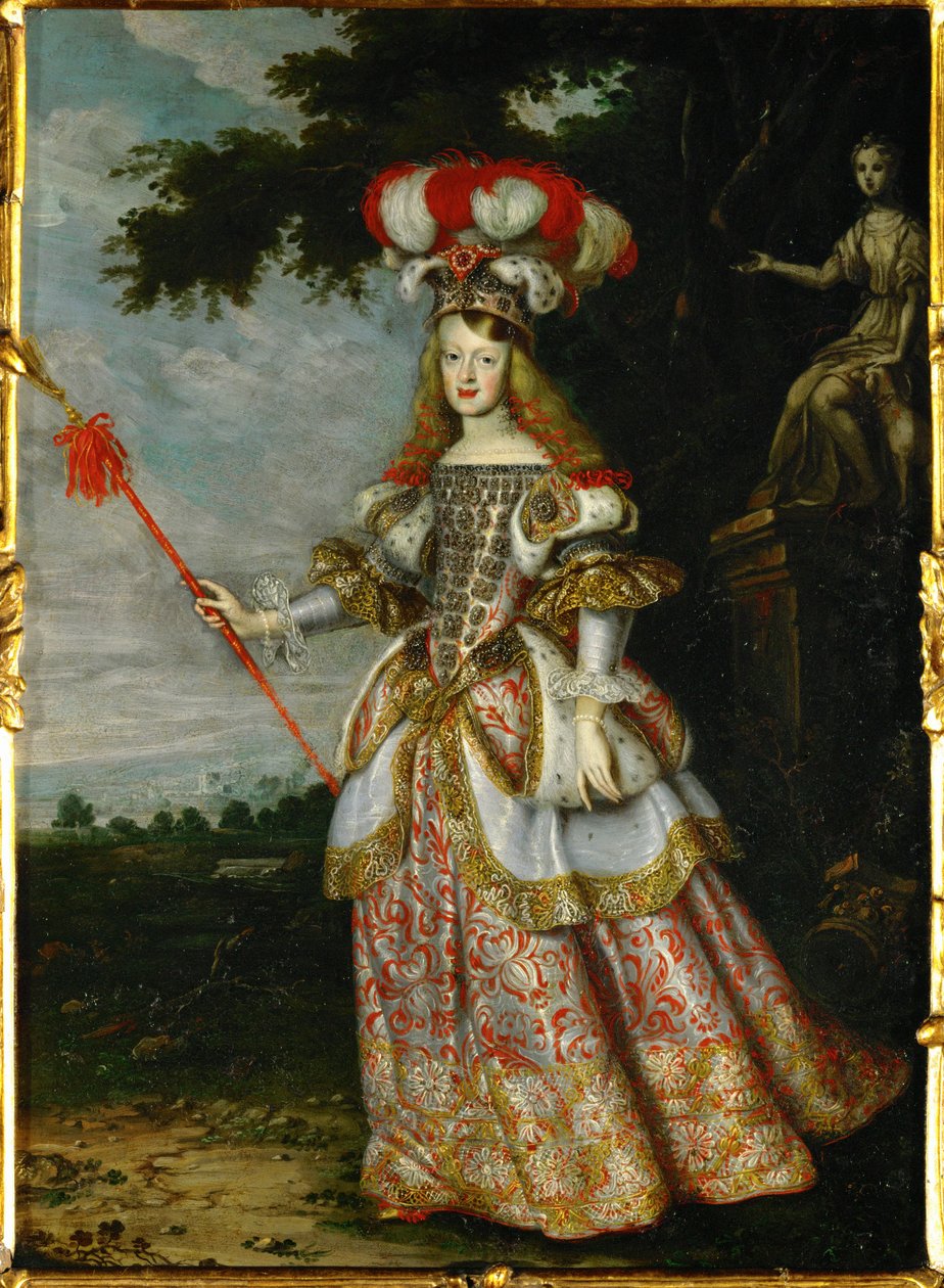 Margarita Teresa, Infanta de España, en traje de teatro (cobre) de Jan Thomas