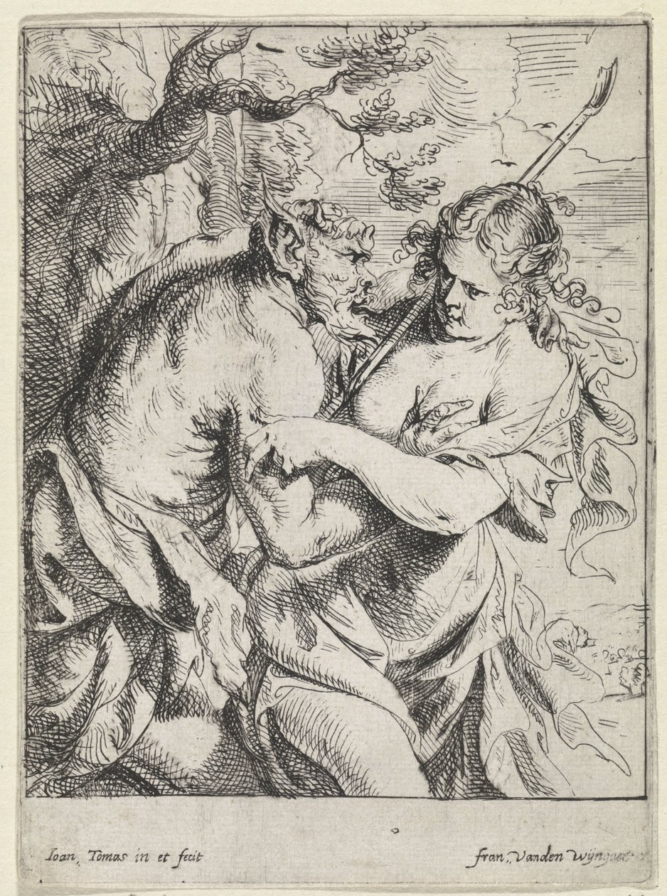 Sátiro y pastora de Jan Thomas