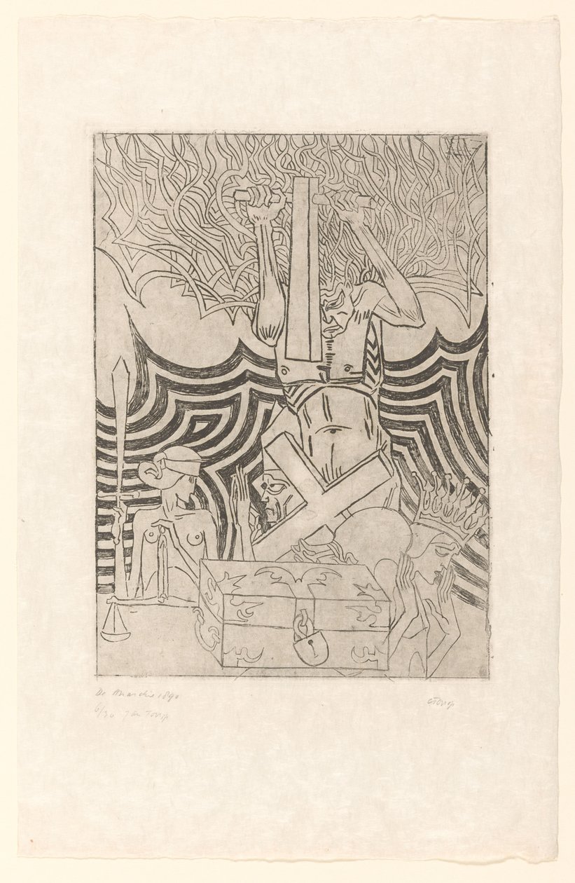 De Anarchie (título original en el objeto)
De Anarchist (título original) de Jan Toorop