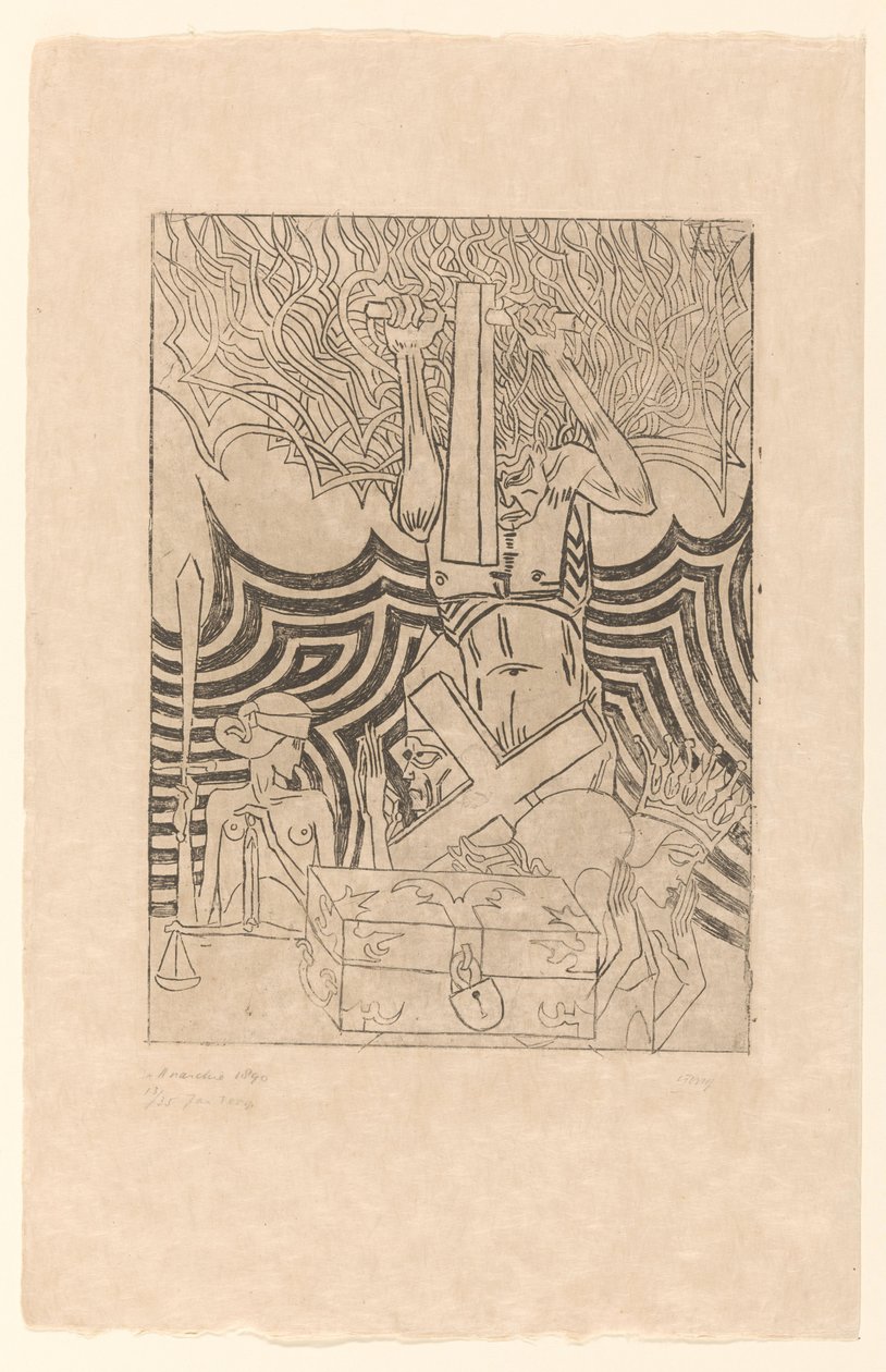 De Anarchie (título original en el objeto)
De Anarchist (título original) de Jan Toorop