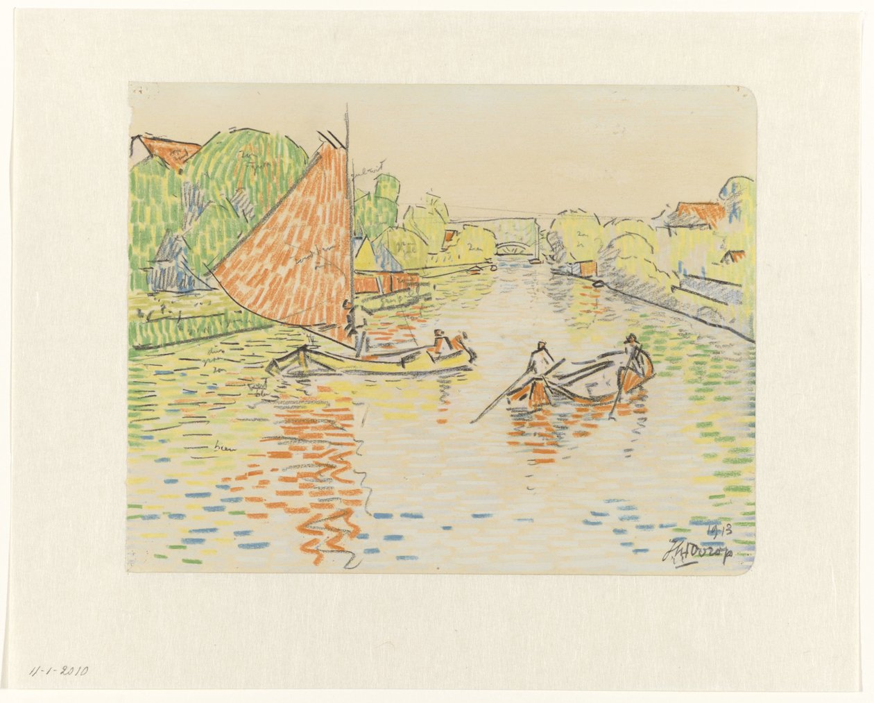 Canal cerca de Veere de Jan Toorop