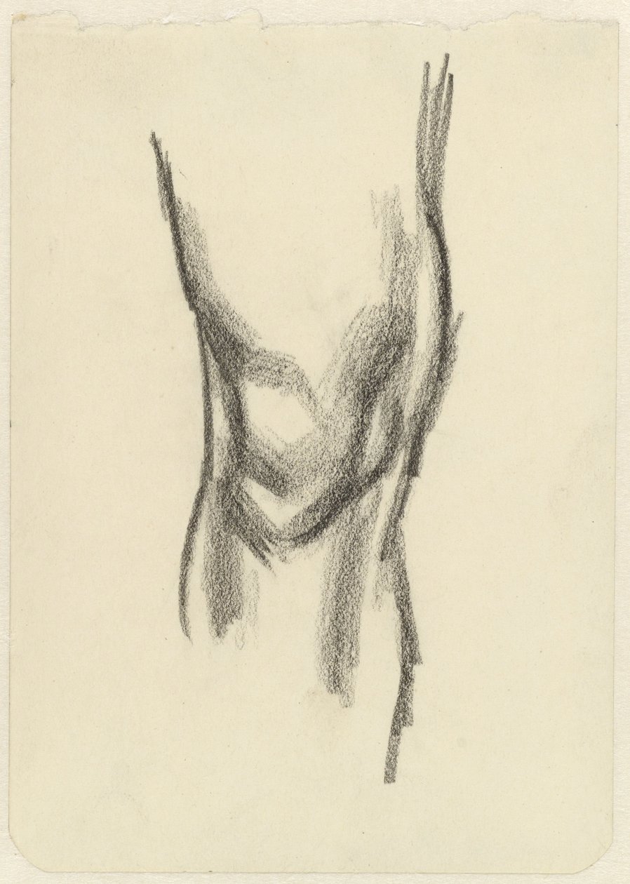 Estudio de una rodilla de Jan Toorop