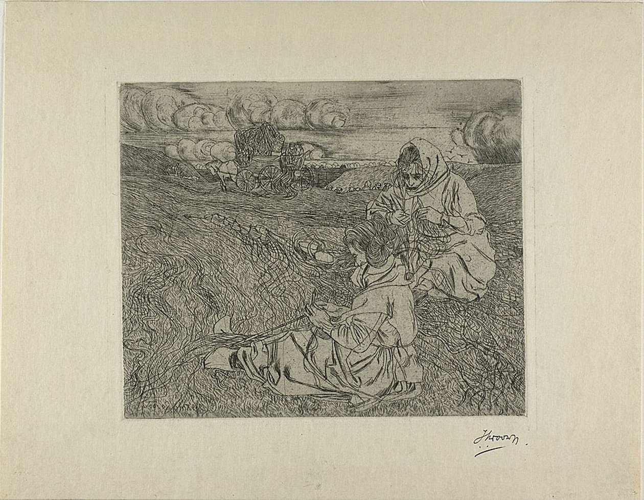 Los reparadores de redes de Jan Toorop