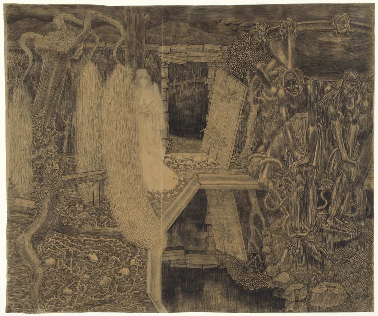 El viejo jardín de los dolores
El viejo jardín de los dolores de Jan Toorop