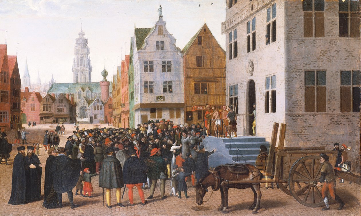 Ecce Homo (óleo sobre madera) de Jan Van Wechelen