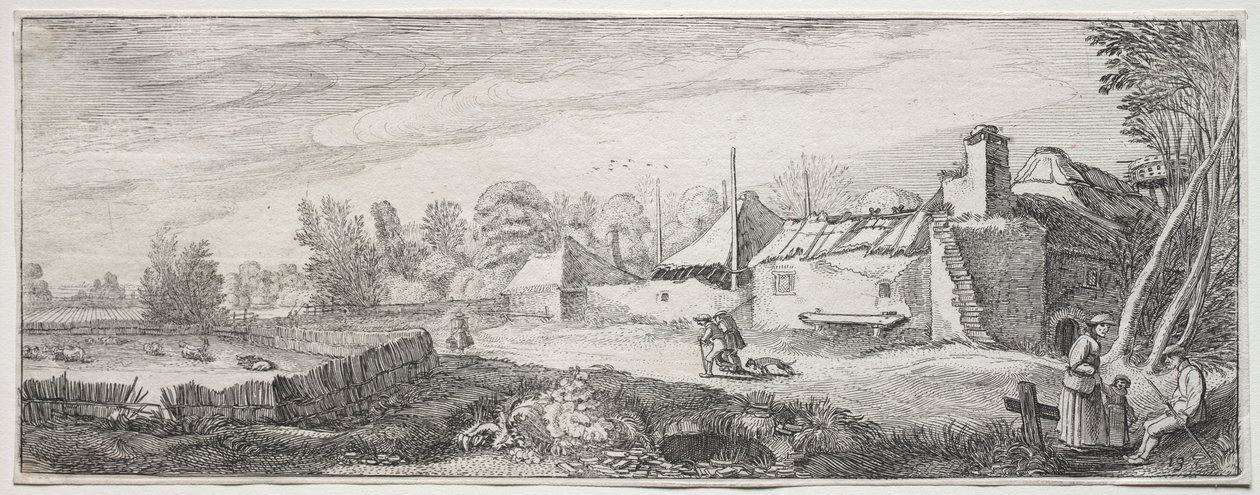 Paisaje con una Granja de Jan Van de Velde