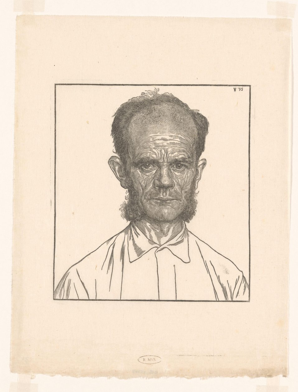 Retrato de Louw, el jardinero de Jan Veth