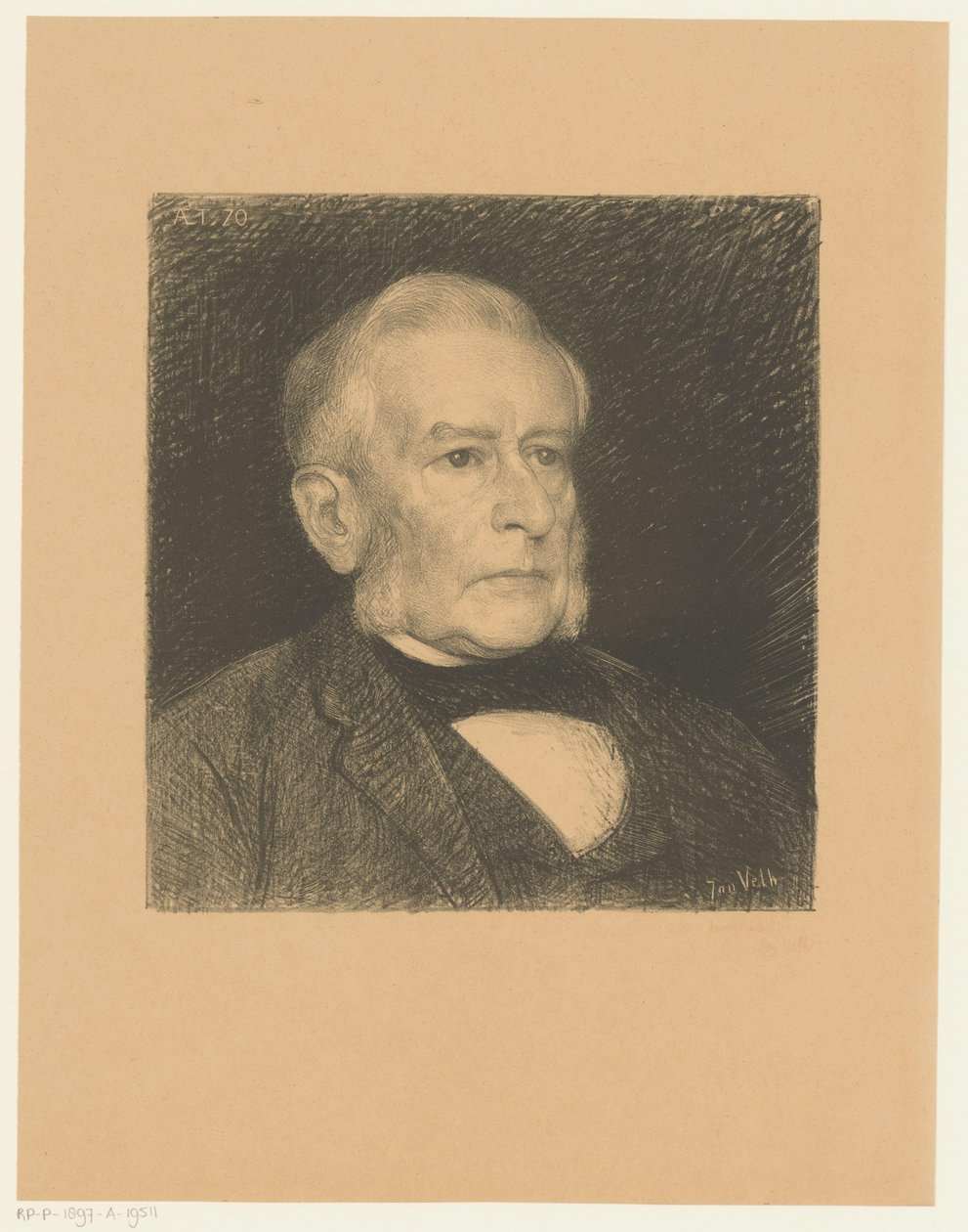 Retrato de Matthijs de Vries Contemporáneos famosos (título de la serie) de Jan Veth