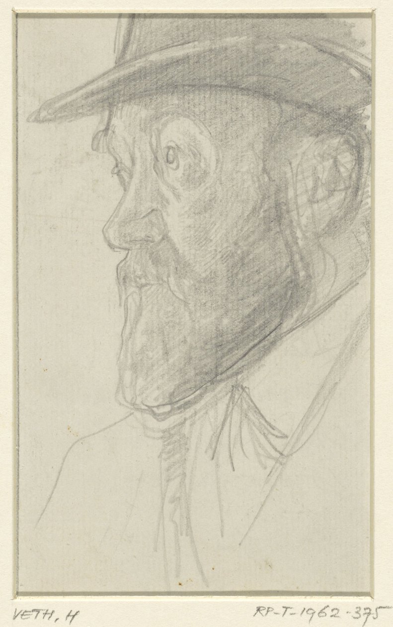 Retrato del escultor Lambertus Zijl de Jan Veth