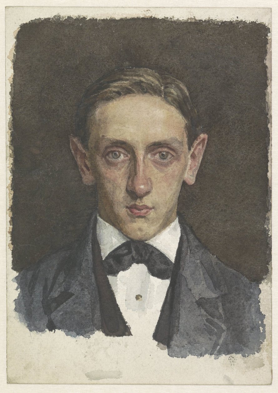 Retrato de un joven de Jan Veth