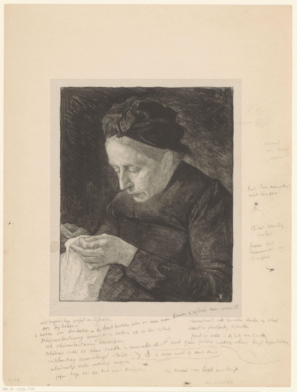 Retrato de la Sra. Sluiter-Metelerkamp de Jan Veth