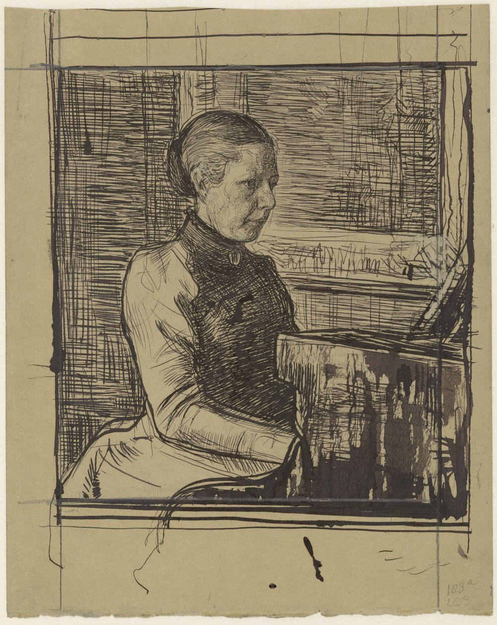 Retrato de la Sra. Van Marken-Matthes de Jan Veth