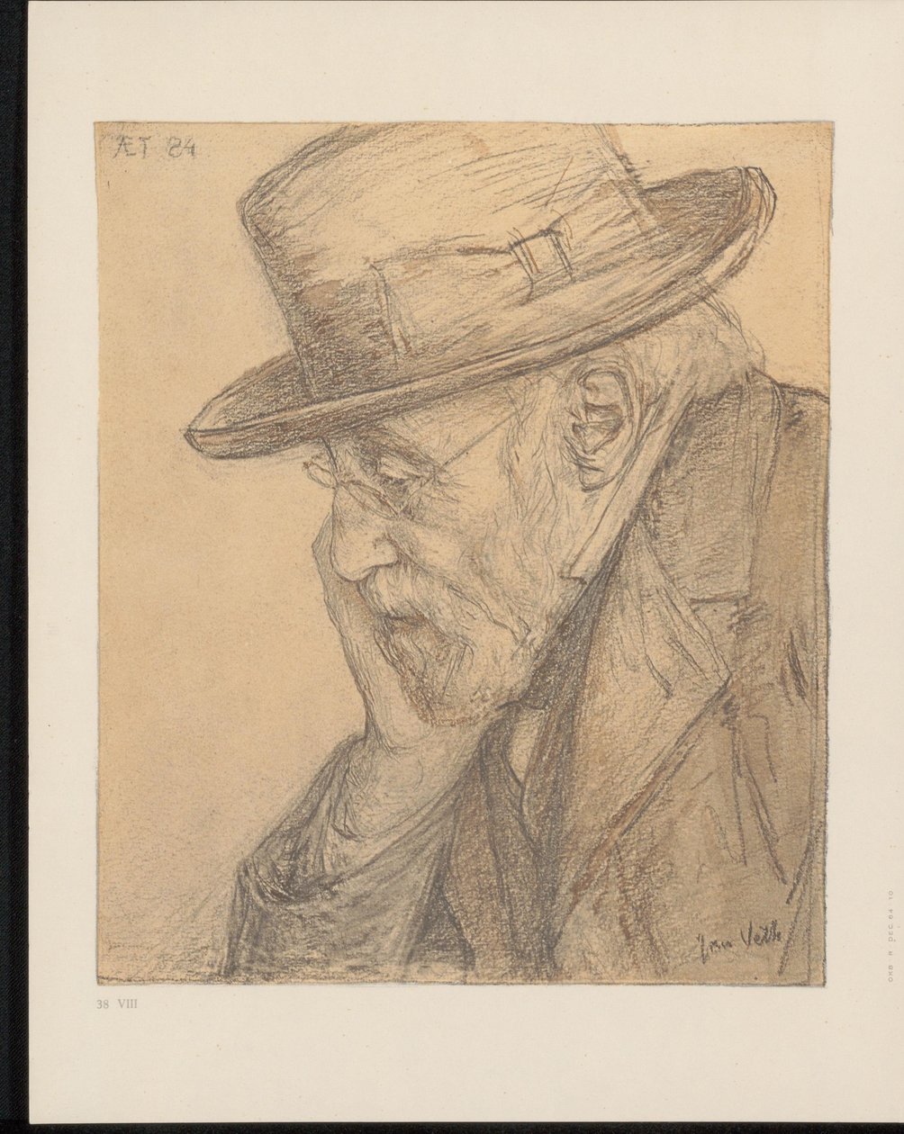 Lámina del archivo de Jan Veth de Jan Veth