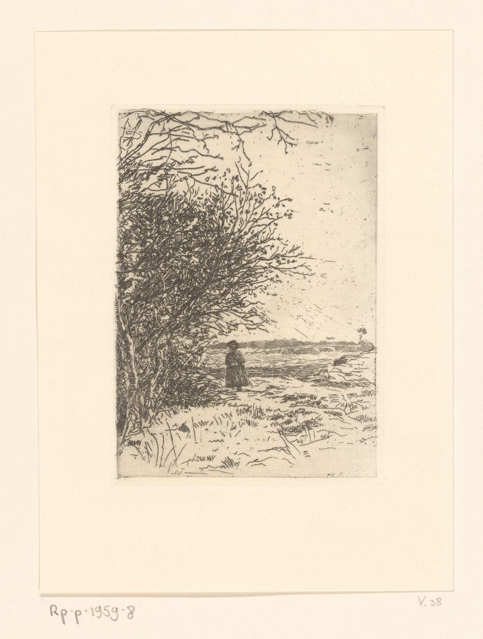 Mujer en un paisaje
Mujer en el páramo (título original) de Jan Veth