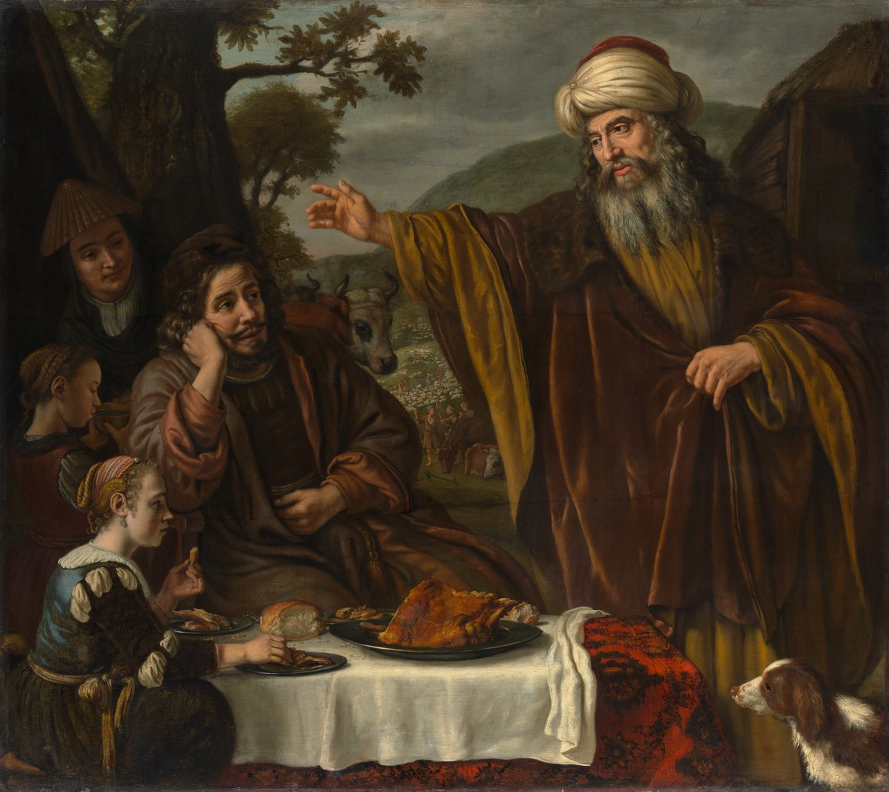 La Partida de Abraham de la Familia de Lot, ca. 1655-65 de Jan Victors