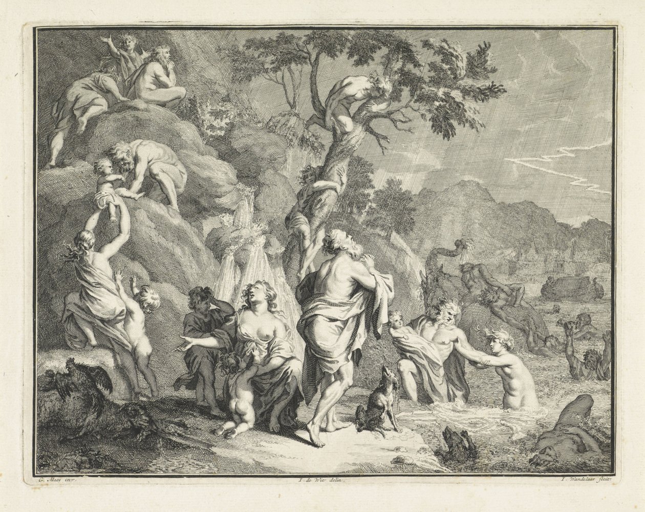 diluvio de Jan Wandelaar
