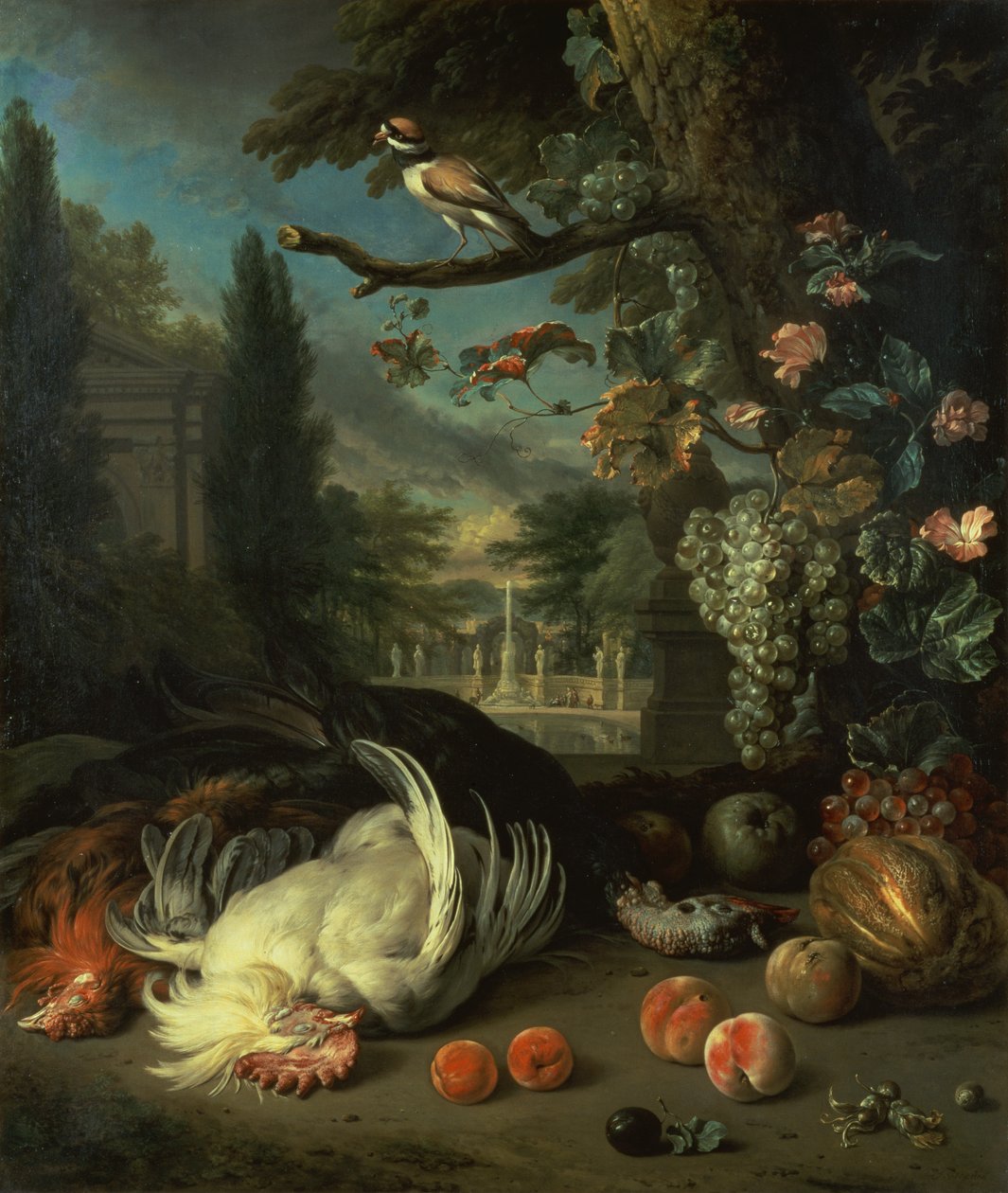 Aves de corral muertas de Jan Baptist Weenix