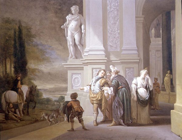 La partida del hijo pródigo de Jan Baptist Weenix